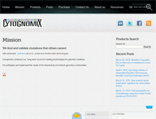 Tablet Screenshot of cytognomix.com